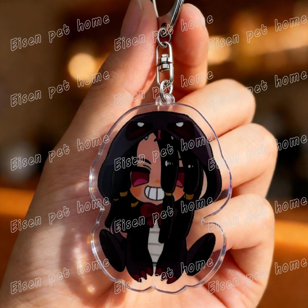 Popular Manga Rudo Enjin Keychain Accessories Bag Anime Keyrings Jewelry Gifts for Friends