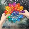 Colorful Mandala Balcony Glass Window Home Beautification and Decoration Electrostatic Window Stickers