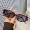 Cat Eye Sunglasses Kunst Casual Versatile Korean Version Women's Sunglasses Sunscreen Advanced Sense