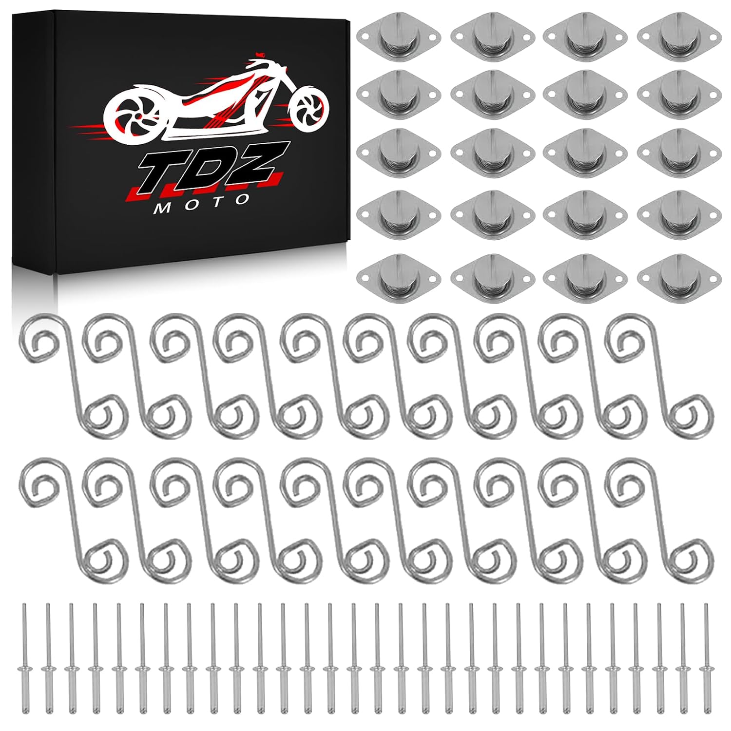 10Pc Self Ejecting Dzus Fasteners Button