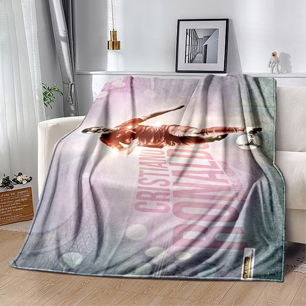 Cristiano Ronaldo's Legacy Blanket Ultra-Soft Suitable for Office Office Chair Seaside for All Seasons Digital Print