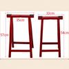 Quxxuol Folding Guzheng Stand, Solid Wood, Sturdy, Excellent Craftsmanship, Non-Slip, Stable Support, A-Shaped Stand, Universal for Guzheng (Red)