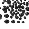 100/150/200 Stück 5-10 mm Sicherheitsaugen Augapfel Schwarzer Kunststoff Puppenzubehör Für Spielzeug DIY-Kit Bastelaugen Tierpuppe Dekoration
