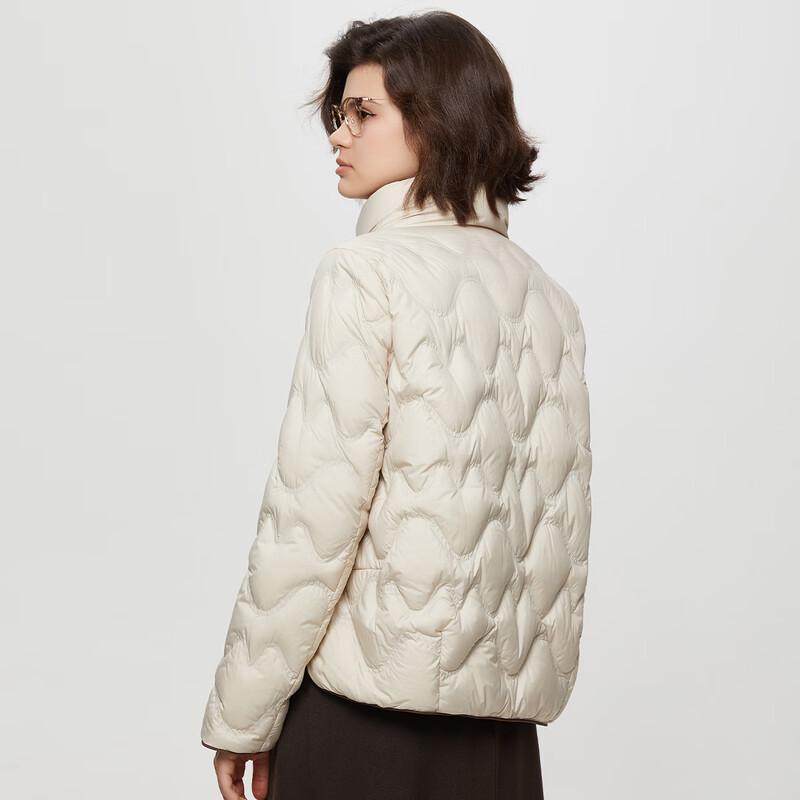Women's Two-Tone Patchwork Short Down Jacket