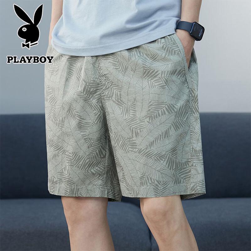 Playboy Men s Casual Summer Cotton Shorts 5XL
