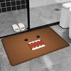 Domo Kun Anime Floor Mat Rectangle Anti-slip Home Soft Badmat Front Door Indoor Outdoor Mat Welcome Doormat
