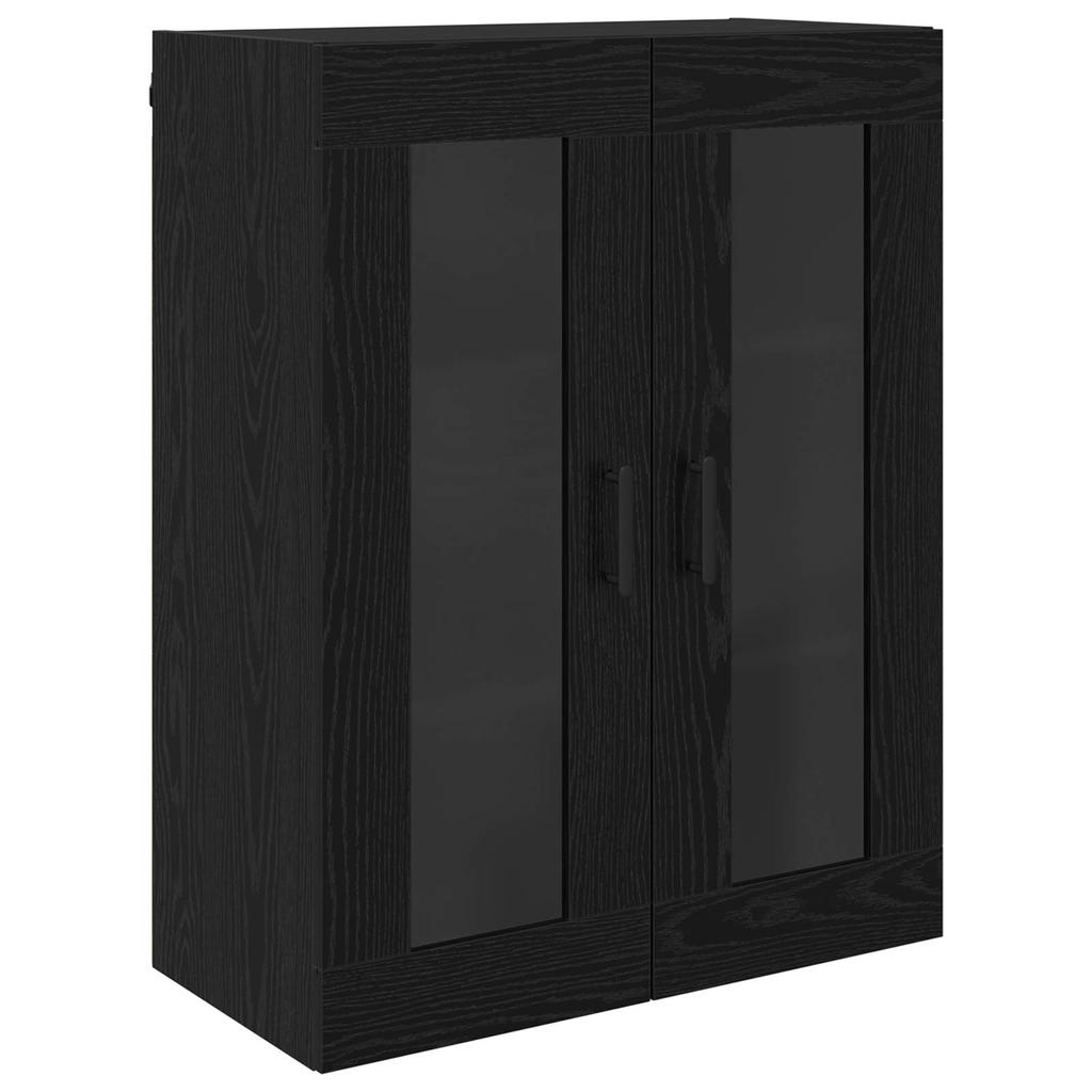 Highboard in Black Oak Look 27.8 x 13.4 x 70.9 in (L x W x H) Particleboard