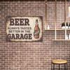 Beer poster on the wall, metal plaque 20x30cm