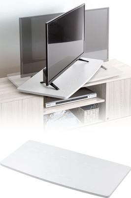 TV Rotating Stand Turntable Large Width 80cm Depth 40cm Load Capacity 20kg Thin 360 Degree Rotation Wooden Shelf Tabletop Manual Finished Product