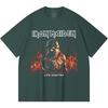 230 g/m² 100% Baumwolle Heavy Metal T-Shirt Rockband Beliebte Musik Druck Unisex Schweres Baumwoll-T-Shirt
