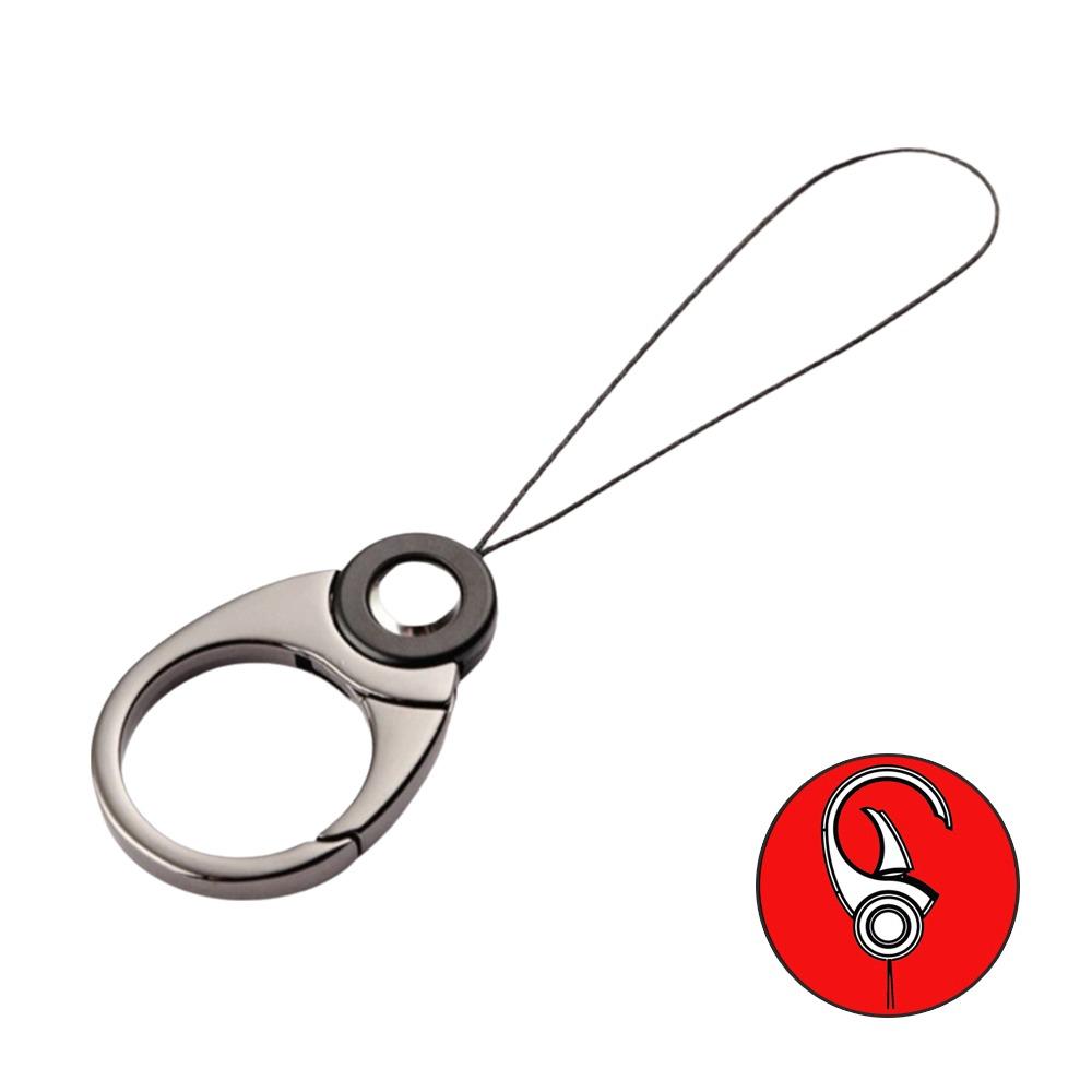 

Zinc Alloy Mobile Phone Anti-Loss Hook Versatile Phone Hanging Ornament Personal Decoration чёрный