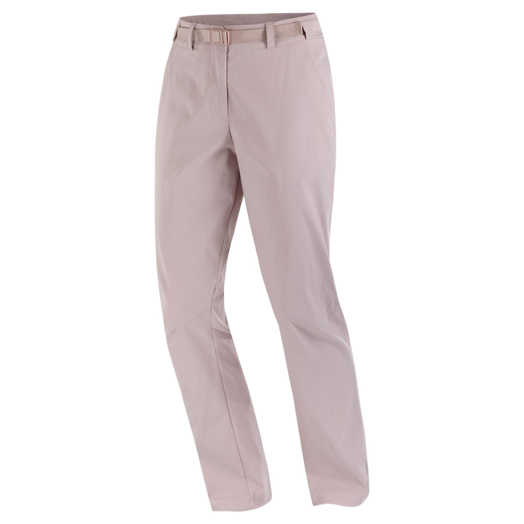 

Salomon Outerpath Solid Color Comfortable Breathable Casual Pants Women bottoms Light-Brown Gray LC2477200 L