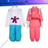 Film d'animation classique japonais Tenue COS Chihiro Haku Personnage de Performance Scénique Le Même Costume de Cosplay Ensemble Costume Trois Pièces