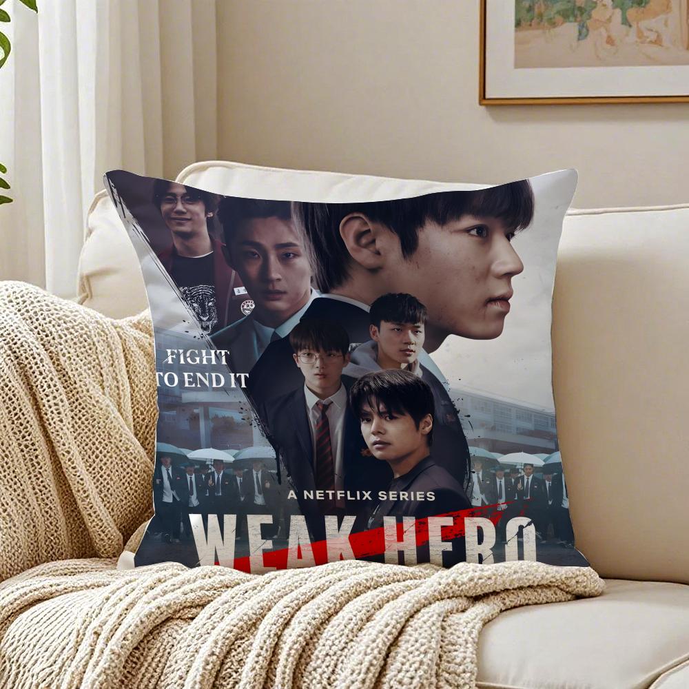 Webtoon Gritty 1 WWeak HHero Class 1 Cushion Cover Pillowcase Antidustmite living Room Sofa Decor Cushion Room