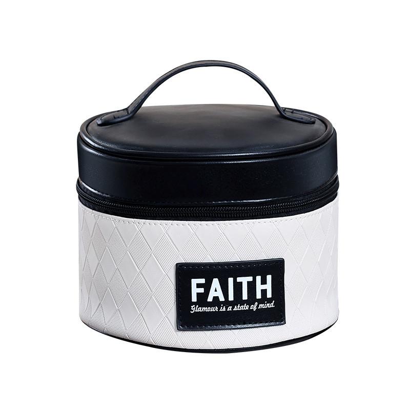 

Pvc Rhombus Highend Pattern Cosmetic Storage Bag For Makeup Organization StyleA