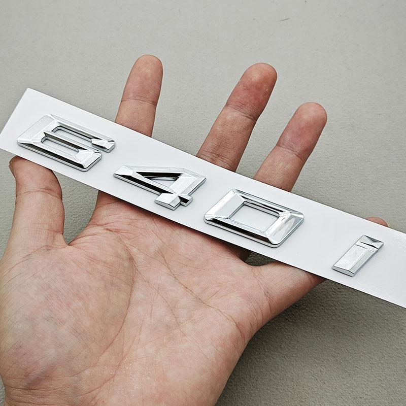 NEW 3D ABS Car Letters Logo 630i 640i 650i Sticekr Rear Trunk Badge Emblem Decal For BMW 630i 640i 650i F12 F13 F06 Tail Marking