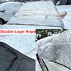 Winter Car Snow Cover For Volkswagen VW Polo Mk5 2010~ Skoda Rapid Vento Ameo 6R 6C 61 Front Windshield Sunshade Accessories