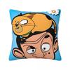 Mr Beans Cartoon Bären Kissenbezug Kissenhülle Quadratisch Grafische Kissenhülle Modische Kissenbezüge Für Sofa Zuhause Dekorativ