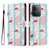 Printed Cartoon Magnetic Leather Wallet Flip Case for Redmi 15C 14C Note 14 15 13C 13 12 12C 9A A3 A4 A5 Pro 4G 5G Phone Cover