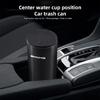 Car Trash Bin Alloy Garbage Can Rubbish Basket Bin auto Accessories styling For Mercedes Benz AMG A B C E G CLA W211 W203 W204