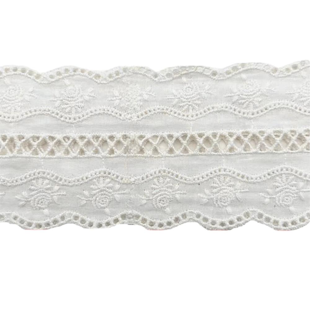 Handmade Floral Embroidery Lace 2 Yard Lace Ribbons Trim Wedding Embroidery  Home Decor