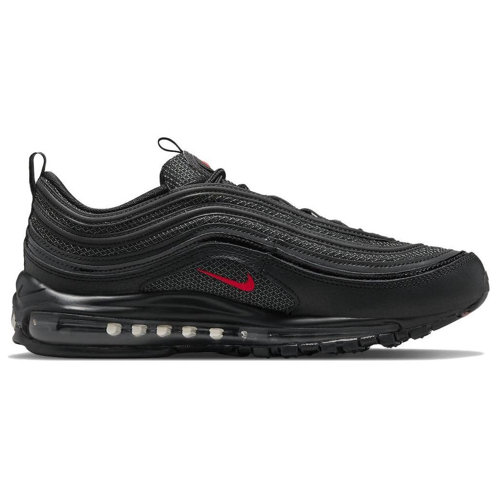 Nike Air Max 97 Black University Red Unisex Sneakers White DV3486-001