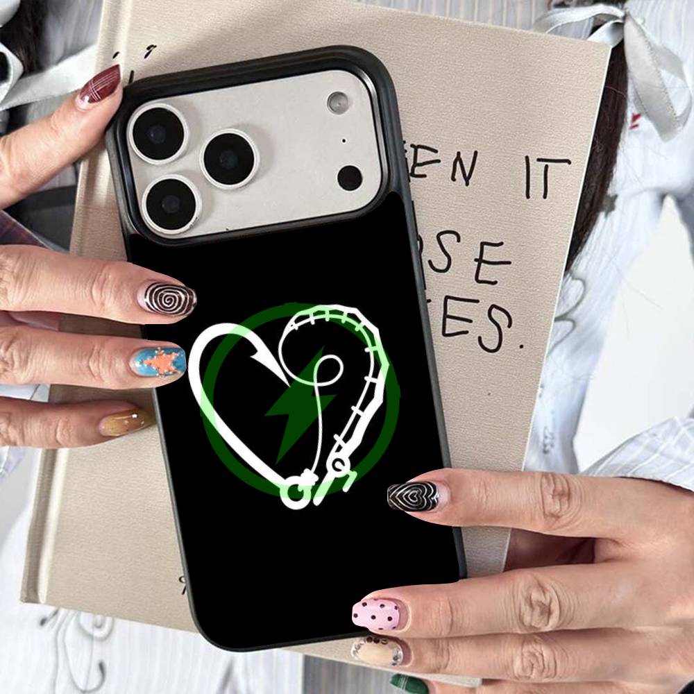 Fishing Heartbeat Magnetic For Magsafe Wireless Charge Phone Case For iPhone 17 Air 16 15 Plus 14 13 12 11 Pro Max