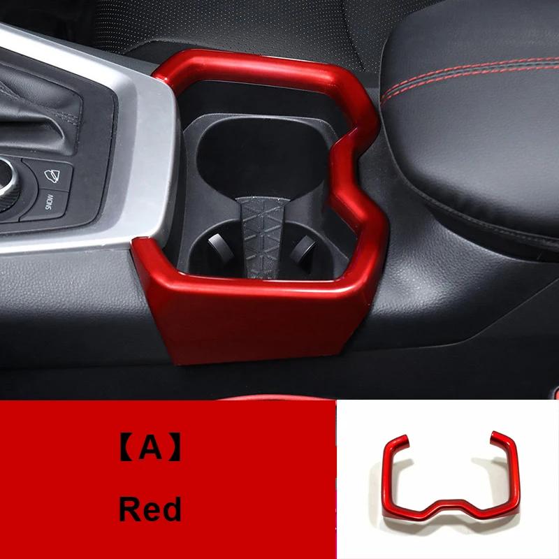 For Toyota RAV4      2024 XA50 ABS Car Front Row Water Cup Holder Cover Frame Panel Trim Sticker Accessories