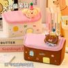 Small House-shaped Pencil Case, Large Capacity, Student Stationery Bag, Stylish Storage Bag, and Categorized Makeup Bag for Girls