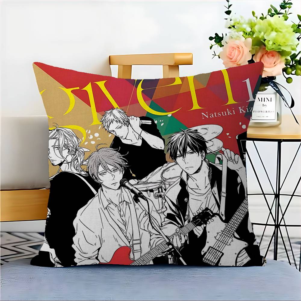 Japanses Cartoon Given Pillow Cover Design Cushion Cover Decor Holiday Decorati