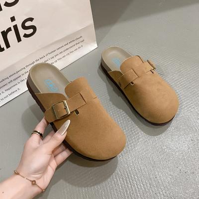 Fashion New Classic Cork Slippers Women Outdoor Cork Anti Skid Mules Shoes Women with Arch Support Clogs Slides Women Zapatos De Mujer
