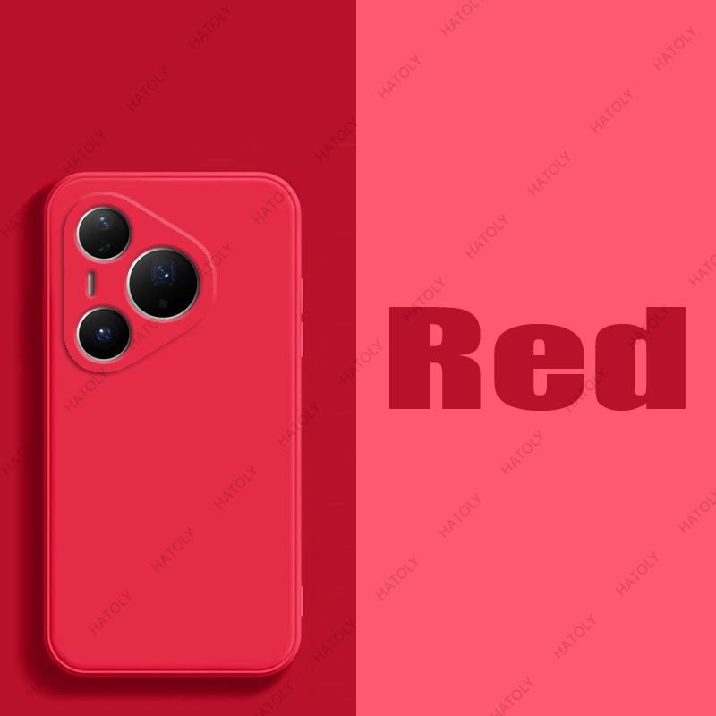 Liquid Silicone For Huawei Pura 80 Ultra case For Huawei Pura 80 Pro Cover TPU Shockproof Protective Case For Huawei Pura 80 Pro