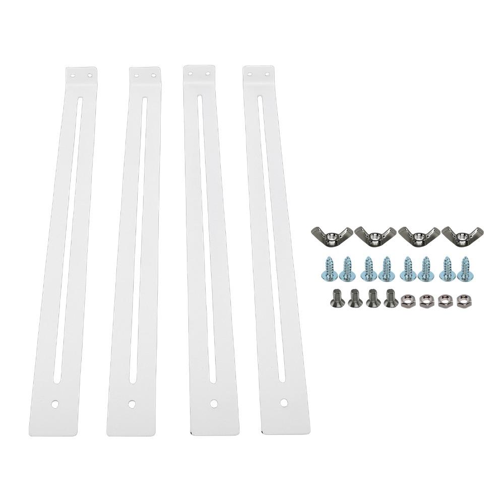 4pcs Easy Install Drawer Support Bracket Carbon Steel Drawer Reinforcement Bracket Cabinet