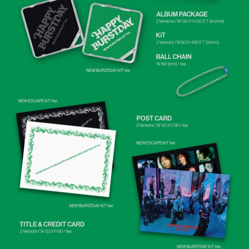 Seventeen   Šťastné Burstday   5. album  Kit Ver. 