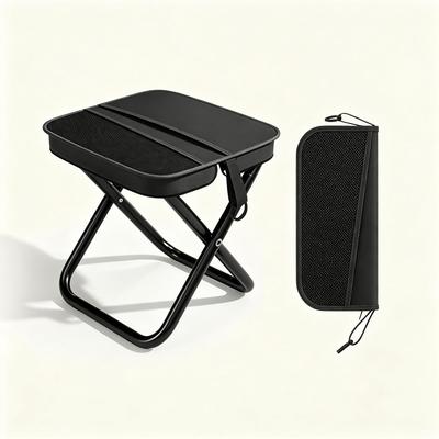 Outdoor Portable Folding Stool Lightweight Small Chair for Camping Fishing Travel with Shoulder Strap
