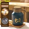 316 Stainless Steel White Teapot Thermos: Durable Tea & Water Separator with Long-lasting Inner Liner