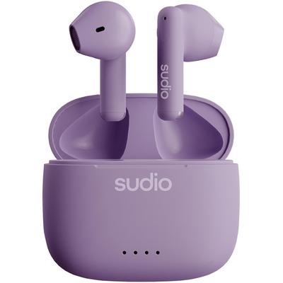 Sudio A1 Kabellose Kopfhörer Offener Ohrtyp iOS Android Kompatibel IPX4 Wasserdichtes Design Skandinavisches Design SDGs Nachhaltiges Geschenk [] (lila)