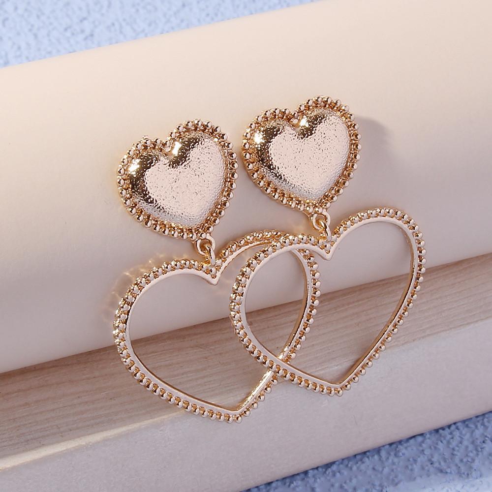 Heartshaped Elegant Jewelry With Electroplating For Holiday And Events Festive