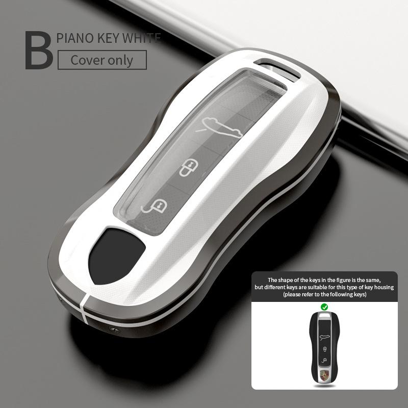 Porsche Key Shell: Compatible with 718, Cayenne, 911, Macan, Panamera Models