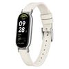 Litchi Texture Loop Buckle Vegan Leather Watch Band For Xiaomi Smart Band 10 / 10 NFC / 9