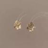 Retro Tassel Full Diamond Pearl Earrings Femininity Fashion Heavy Industry Earrings Light Luxury High-end Earrings