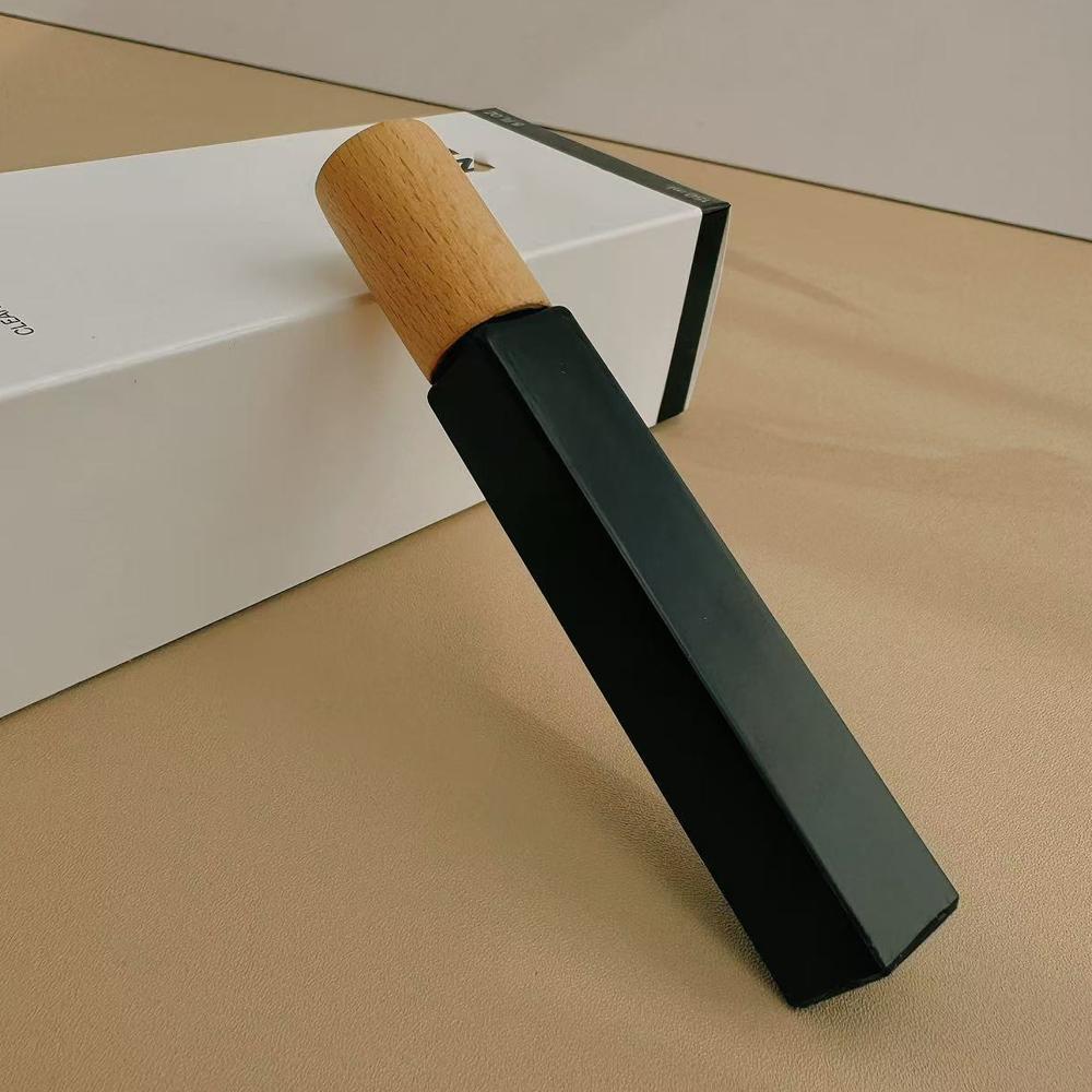 1pc 5/10ml Essential Oil Roller Bottle with Wooden Lid Glass Roll On Bottles Empty Refillable Roller Ball Perfume Bottles Vials
