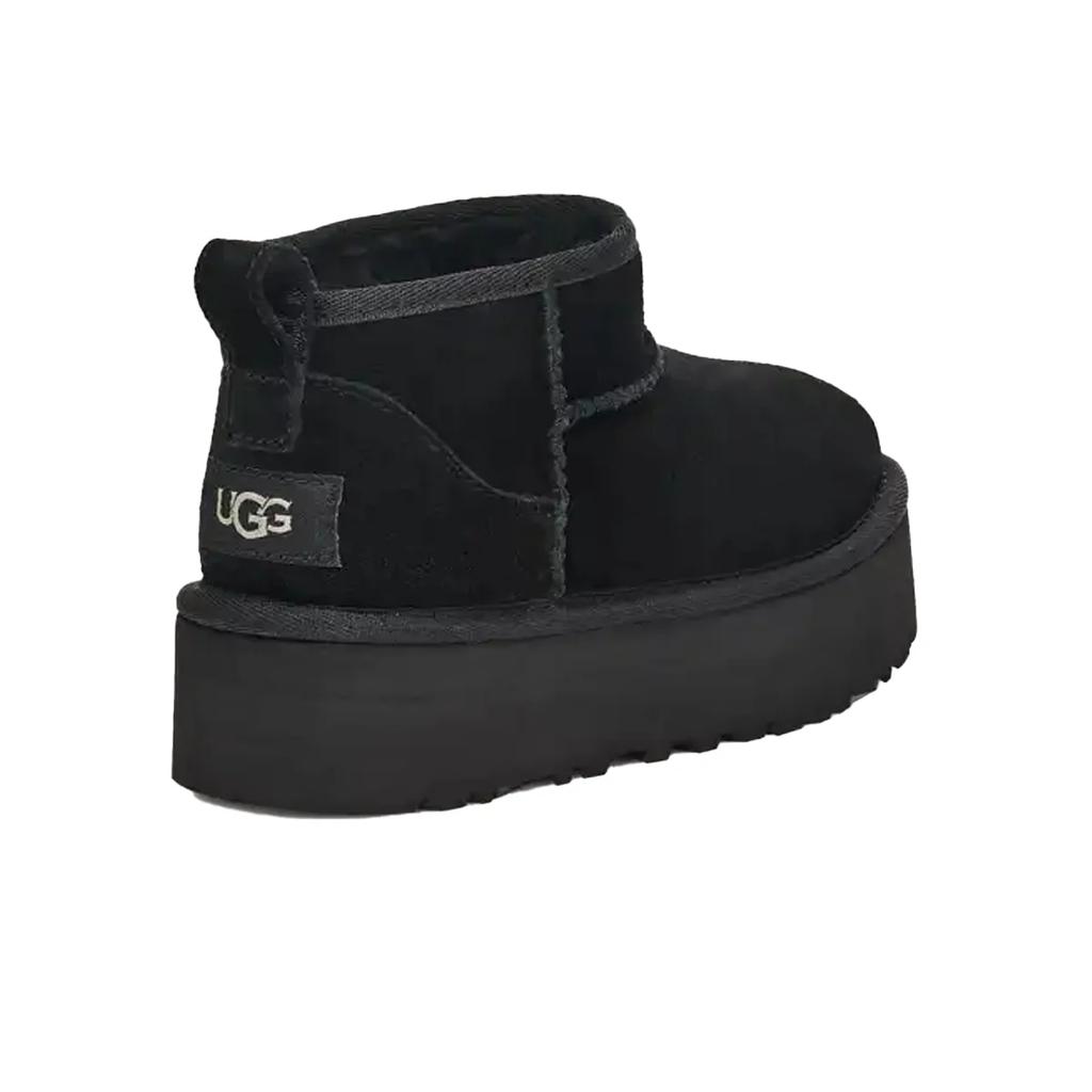 UGG Classic Ultra Mini Platform Boot Black (Kids) Kids Sneakers 1157791K-BLK