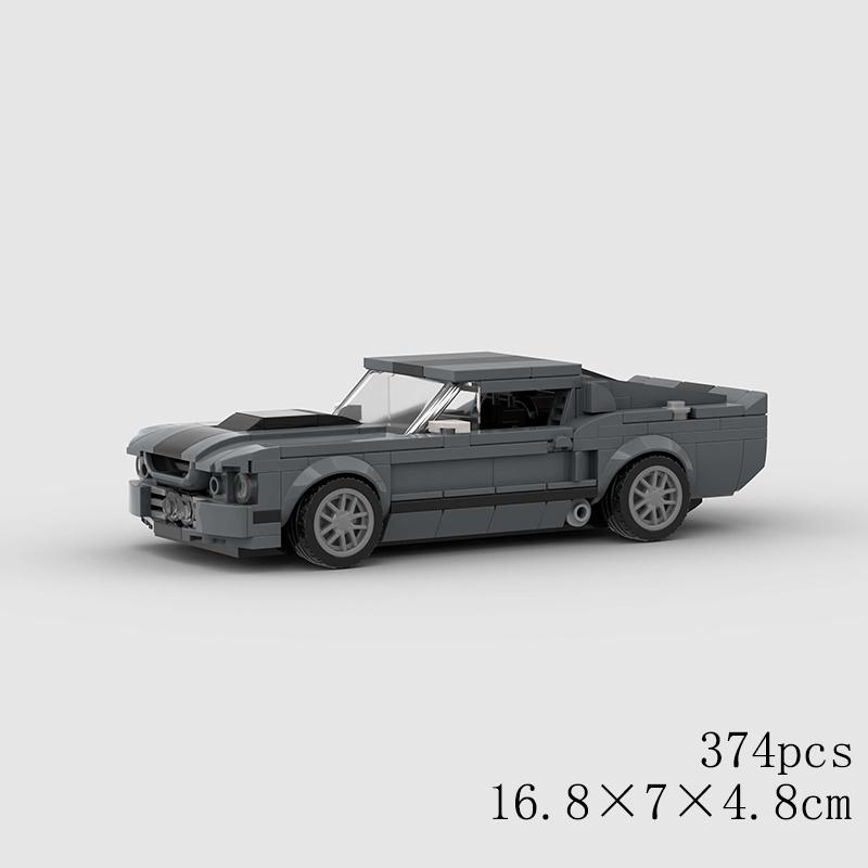 MOC Car Super Race City Speed Sport Pickup Vehicle Model Building Blocks Rally Supercar Racing Bricks Christmas Gift Technical