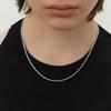 LUNNE Silver 925 Brilliant Slim Tennis Necklace #LSN56