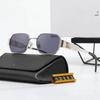 New ancient polygonal metal sunglasses, advanced sense UV protection, European and American fashion sunglasses for men and women