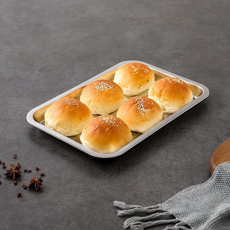 

Mei Chu 304 Stainless Steel Deep Rectangular Serving Tray