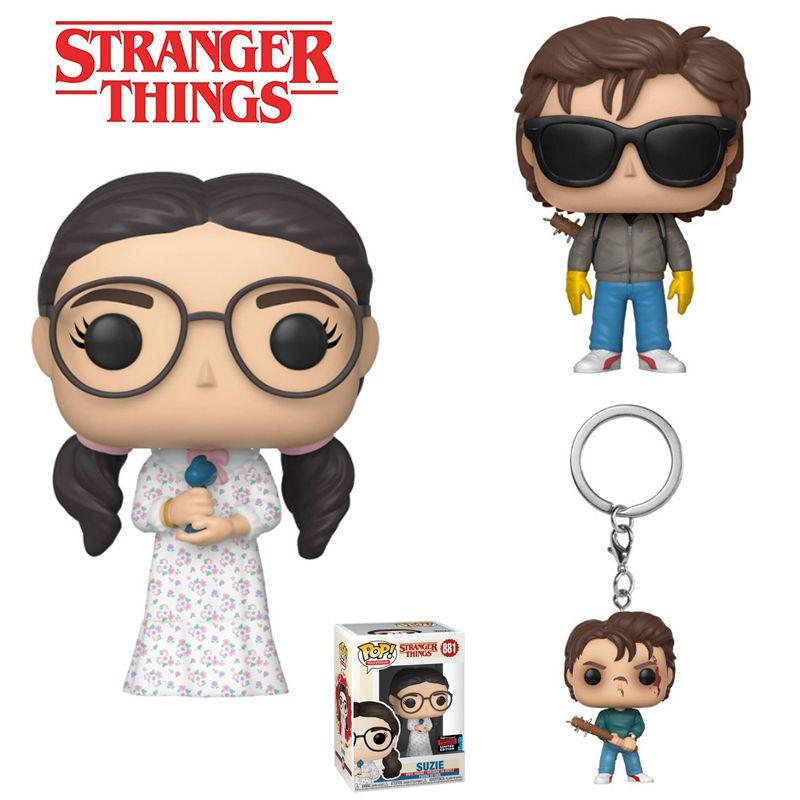 Pop Suzie Funko Steve Figures Toy Keychain Kids Decoration Gift