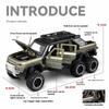 1/24 Land Rover Defender Six-Wheel Off-Road Vehicle Model Simulation Sound Light Children's Game Toy Car Boy Gift