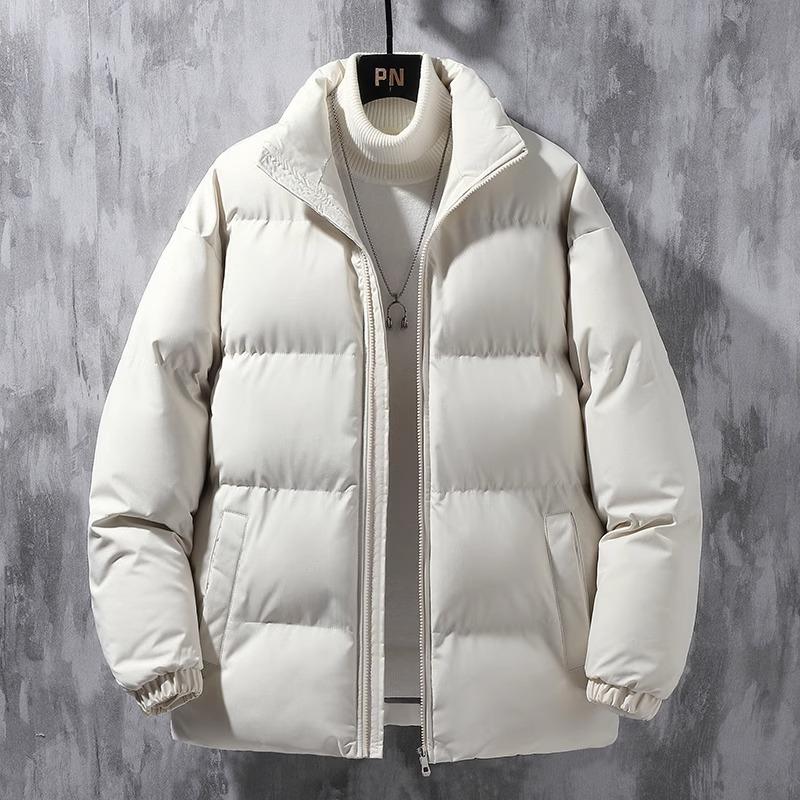 Men's 2023 Short Down Cotton Coat - Trendy Autumn/Winter Stand Collar Jacket